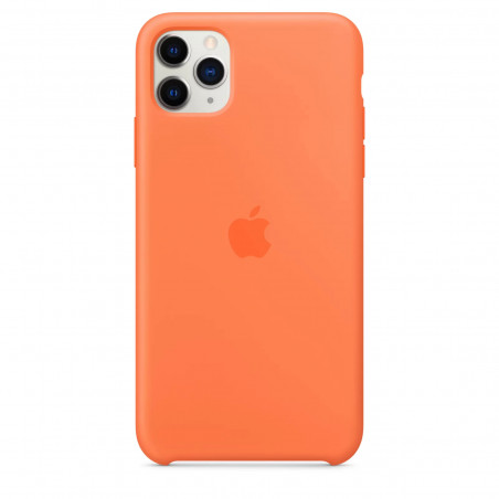 Husa originala APPLE iPhone 11 Pro Max, Silicon, Orange – EOL, LS