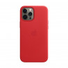 Husa originala Apple iPhone 12 Pro Max, Magsafe, Piele, Product Red - EOL