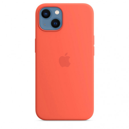 Husa originala Apple iPhone 13, Magsafe, Silicon, Nectarine - EOL