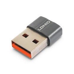Adaptor LDNIO USB la USB - C, LC150, Negru