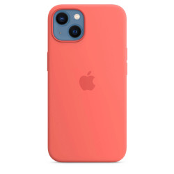 Husa originala Apple iPhone 13, Magsafe, Silicon, Pink Pomelo - MM253ZM/A