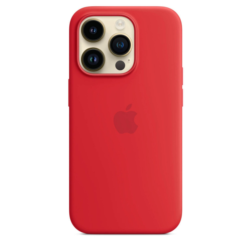 Husa originala Apple iPhone 14 Pro, Magsafe, Silicon, Product Red MPTG3ZM/A.