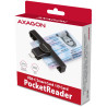 Cititor carti de identitate electronice AXAGON Smart Card PocketReader CRE-SMPC, USB-C