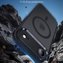 Husa MagSafe pentru Apple iPhone 17 Air, ESR, Classic Hybrid, Neagra Satinata