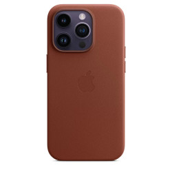 Husa originala Apple iPhone 14 Pro Max, Magsafe, Piele, Umber - EOL