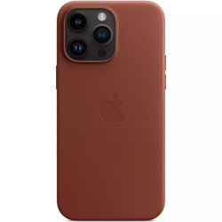 Husa originala Apple iPhone 14 Pro Max, Magsafe, Piele, Umber - EOL