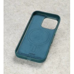 Husa VETTER pentru iPhone 17 Pro, leatherUP Class, Refined Touch, MagSafe, Blue
