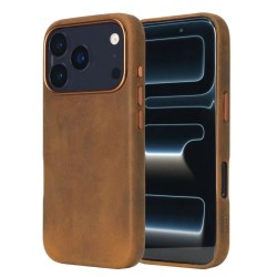 Husa iPhone 17 Pro, leatherUP Patina, Natural Finish, MagSafe