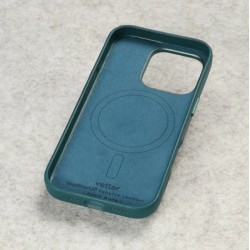 Husa VETTER pentru iPhone 17 Pro Max, leatherUP Class, Refined Touch, MagSafe, Blue
