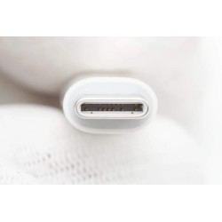 Cablu încărcare și date SmartGSM USB-C 240W, Woven, 2m, Alb – Super Fast Charge