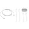 Cablu încărcare și date SmartGSM USB-C 240W, Woven, 2m, Alb – Super Fast Charge