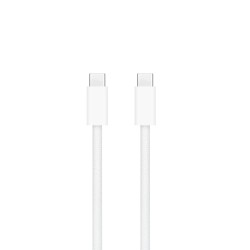 Cablu încărcare și date SmartGSM USB-C 240W, Woven, Alb – Super Fast Charge