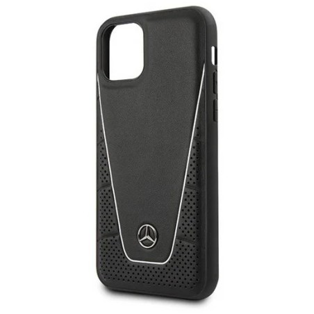 Husa originala Mercedes Leather Quilted Smooth iPhone 11 Pro