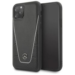 Husa originala Mercedes Leather Quilted Smooth iPhone 11 Pro