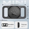 Suport Techsuit BuddyGuard DG1 pentru Apple AirTag la Zgarda Animal Companie, Negru