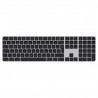 Tastatura Apple Magic Keyboard cu Touch ID si Numeric Keypad, INT KB, Negru, MMMR3Z/A