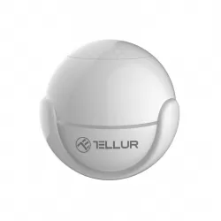 Senzor de miscare Tellur, Smart WiFi, PIR, Alb, TLL331121