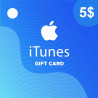 Apple iTunes & AppStore Gift Card 5 dolari $