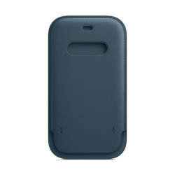 Husa originala Apple Sleeve cu MagSafe pentru iPhone 12 / iPhone 12 Pro, Piele, Baltic Blue (Seasonal Nov 2020) - MHYD3ZM/A