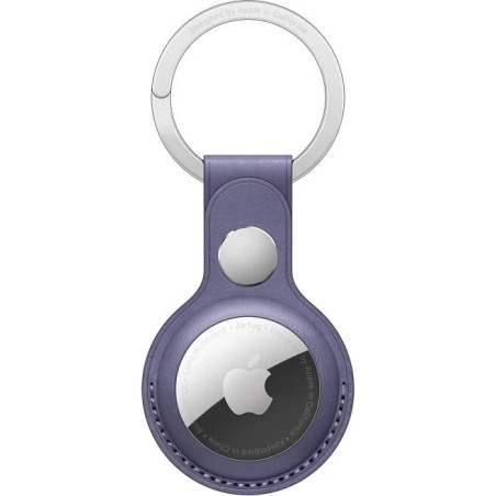 Breloc Airtag Key Ring original Apple, Piele, Wisteria, EOL - MMFC3ZM/A