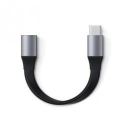 Cablu de date Satechi Mini Extension USB-C, Negru