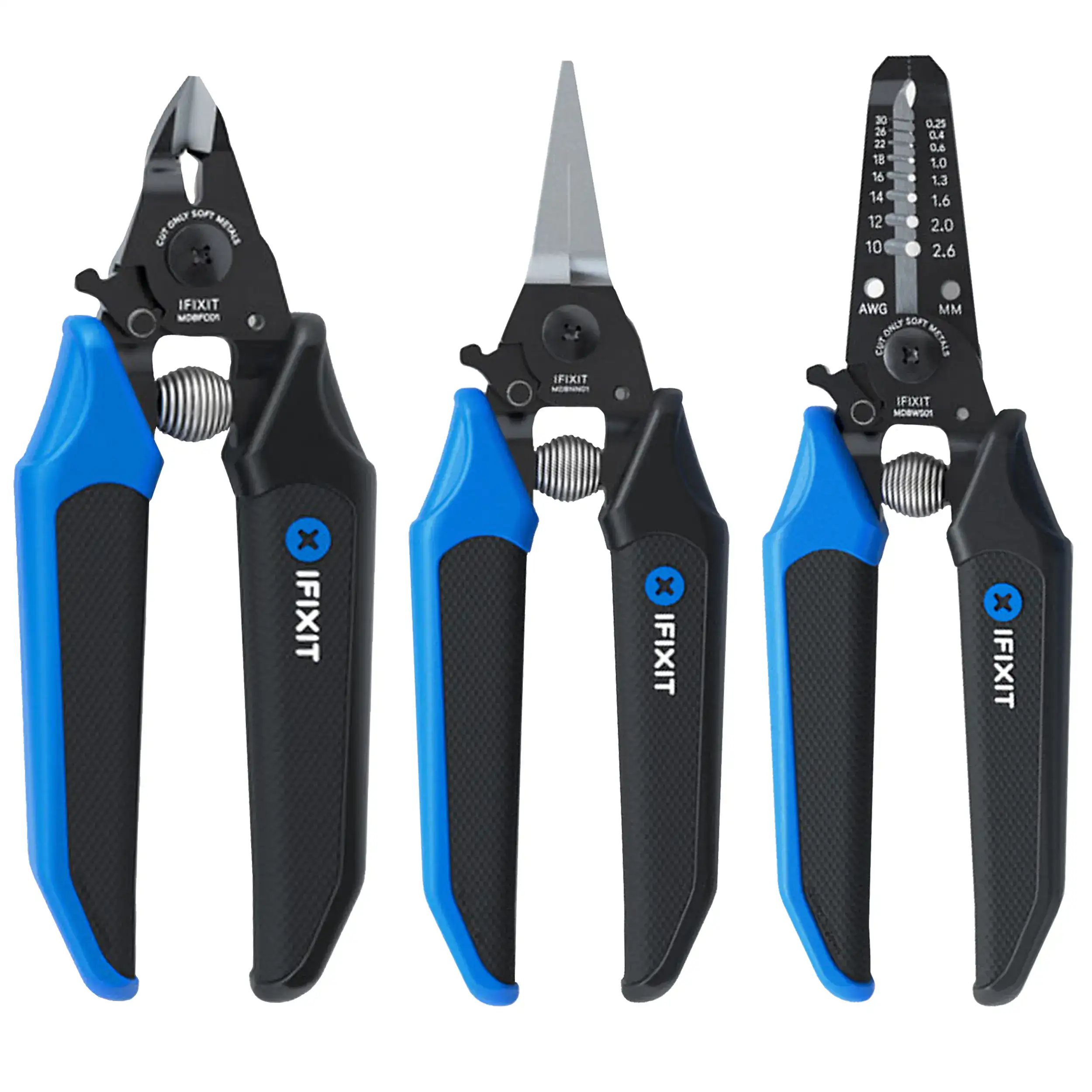iFixit Mandible 3 Piece Pliers Set