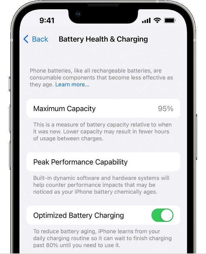 Procent baterie iPhone la service SmartGSM Sibiu