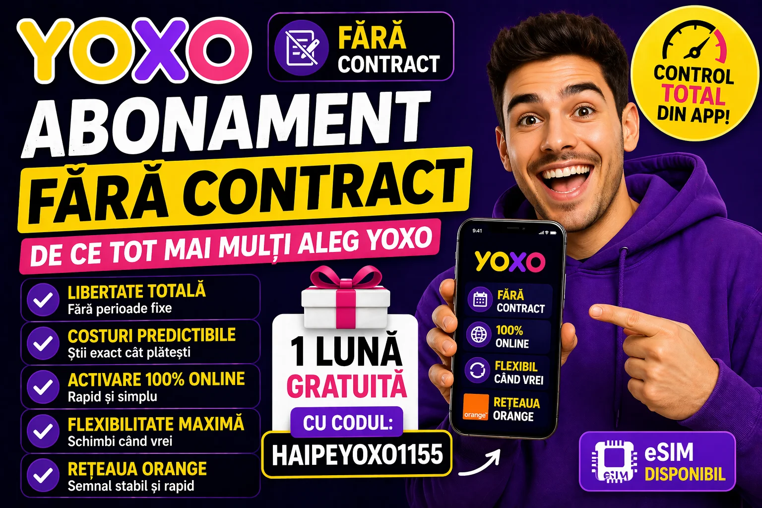 Abonament fara contract. De ce tot mai multi aleg YOXO