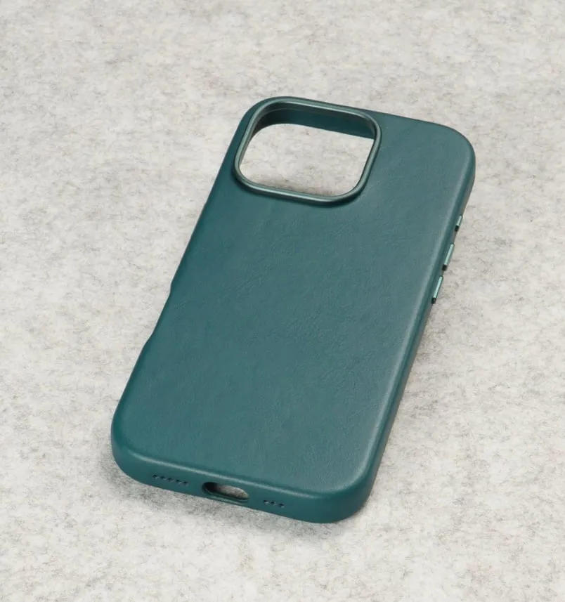 Husa VETTER pentru iPhone 17 Pro, leatherUP Class, Refined Touch, MagSafe, Blue