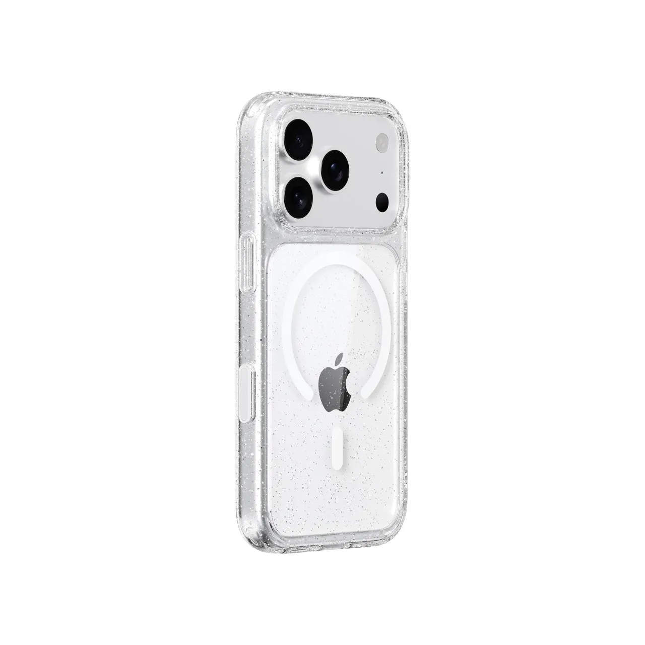 Husa VETTER pentru iPhone 17 PRO, MagSafe, Soft Pro Glitter, Transparent