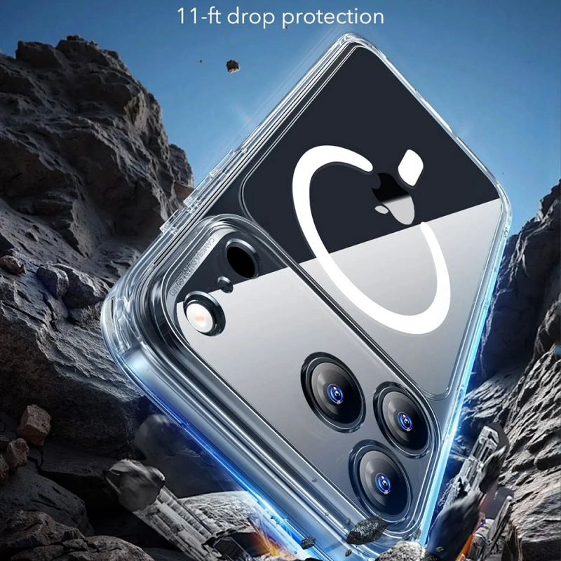 Husa MagSafe pentru Apple iPhone 17 Pro Max, ESR, Classic Hybrid, Transparenta