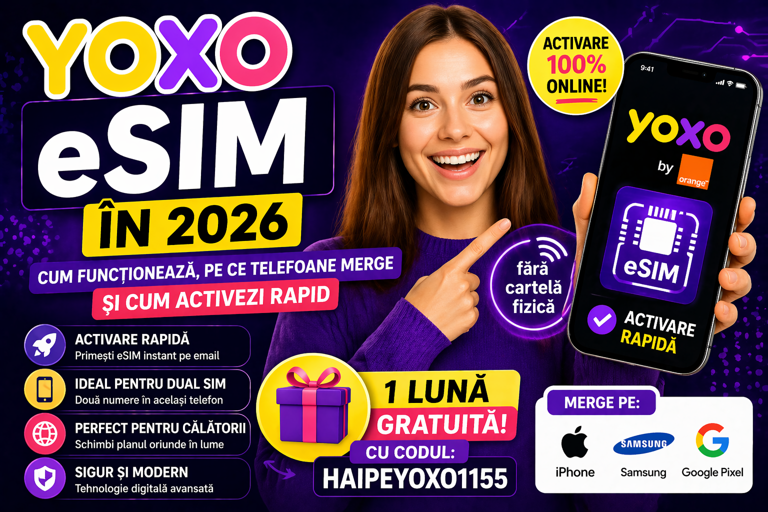 YOXO eSIM în 2026: Cum Funcționează, Pe Ce Telefoane Merge și Cum Activezi Rapid